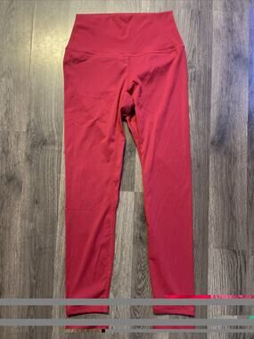 Born Primitive Leggings Womens Large L Red High Waisted Athletic Workout